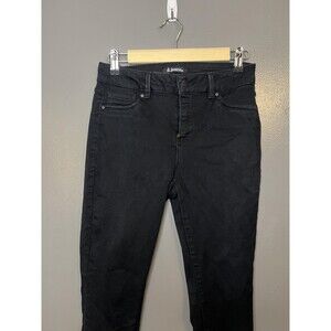D. Jeans Jeans Womens 6 Black Skinny Stretch Denim Mid Rise Pants Dark Wash